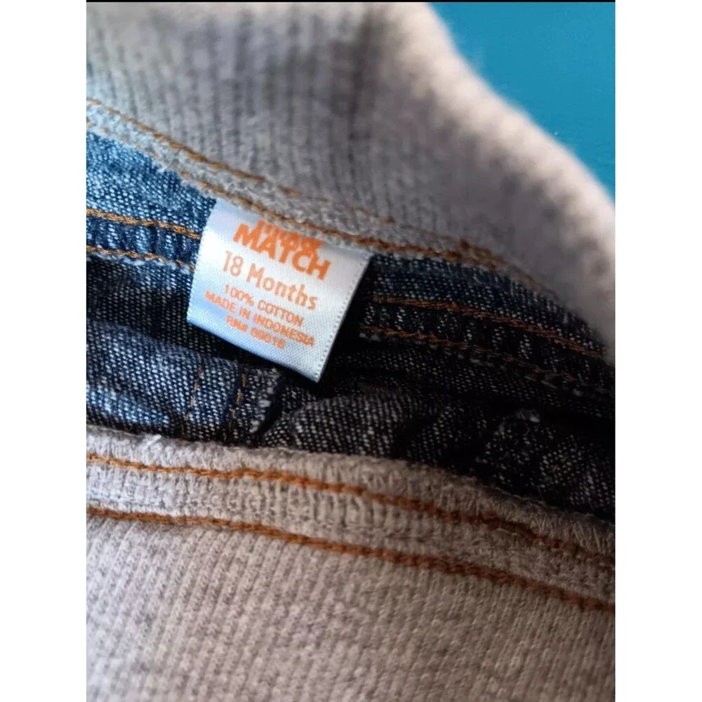 pants 18 months Mix and Match blue jeans comfort Adjustable waist